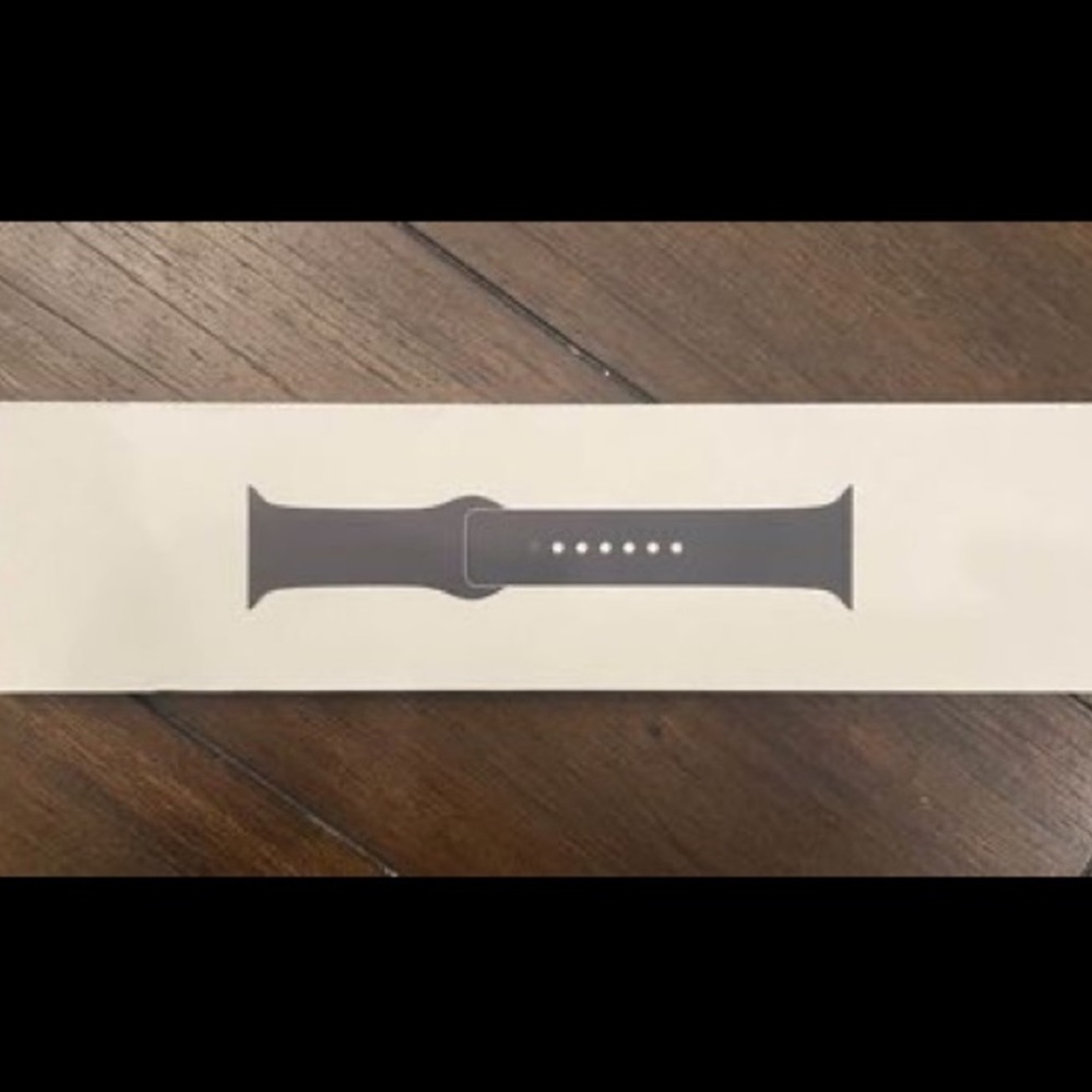 Authentic Black Apple Watch Band